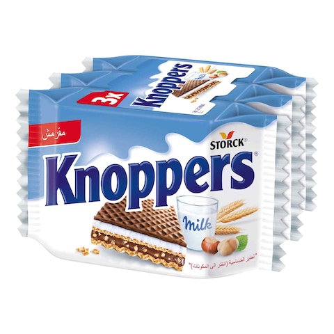 Buy Storck Knoppers Milk Hazelnut Wafer 75g in UAE