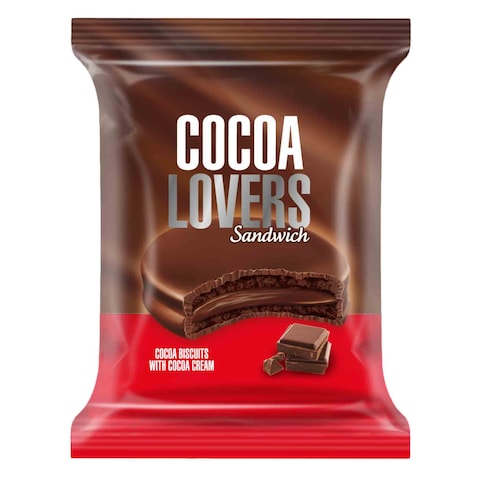 Cocoa Lovers Sandwich - Cocao Biscuits - 12 Pieces