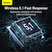 Baseus USB Bluetooth Adapter for PC, Bluetooth 5.0, Plug &amp; Play, Nano Size,Supports Windows 11/10/8.1/8/7/XP for Desktop, Laptop, PS4/ Xbox Controllers (BA04 Black)