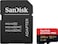 SanDisk 256GB Extreme Pro MicroSD UHS Card For 4K Video On Smartphones, Action Cams &amp; Drones 200MB/s Read, 140MB/s Write, SDSQXCD 256G GN6MA, Red/Black