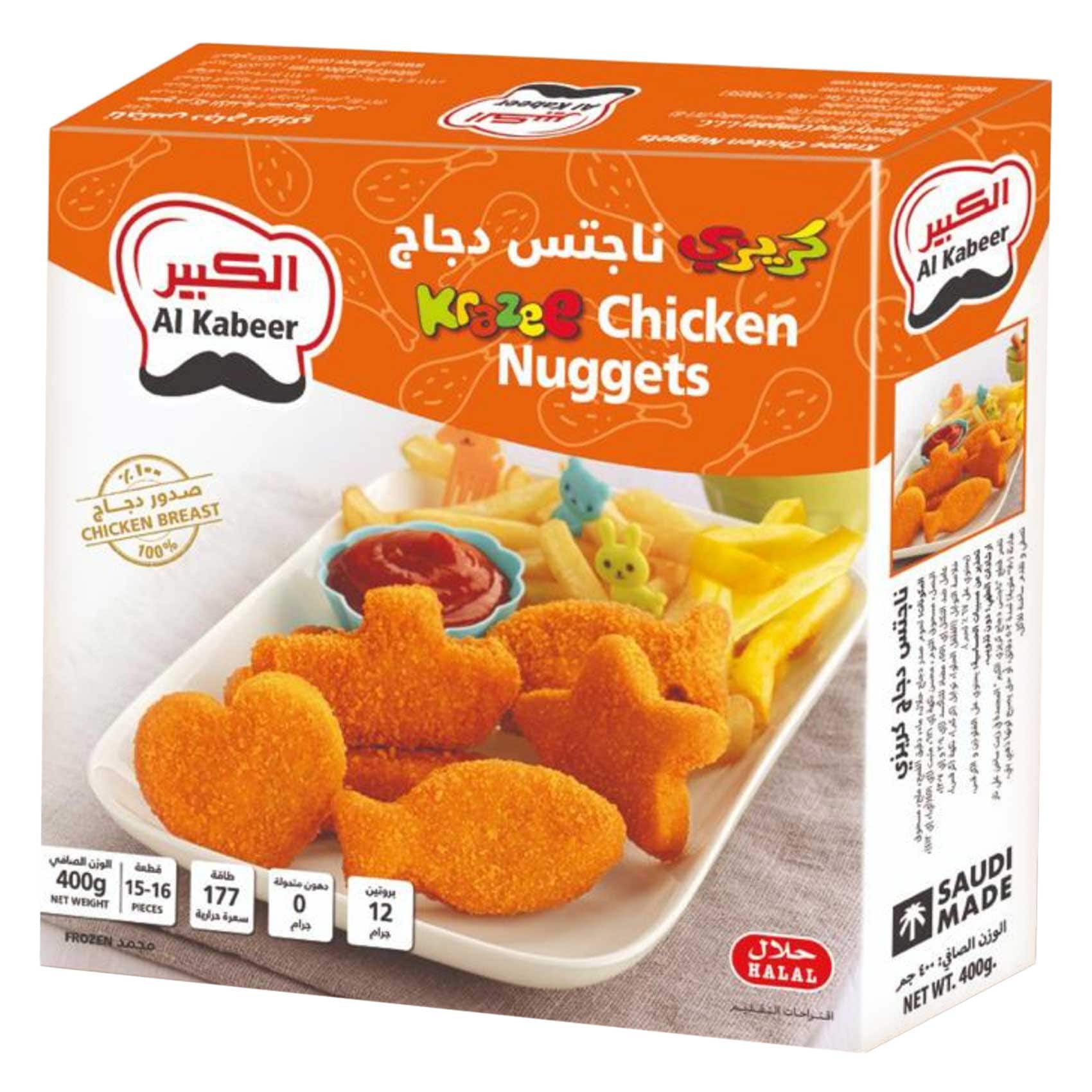 الكبير كرازي ناجتس (قطع ) دجاج 400 غرام