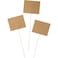 Kraft Program Paper Centrepiece Sticks Repcangle Signs 5in