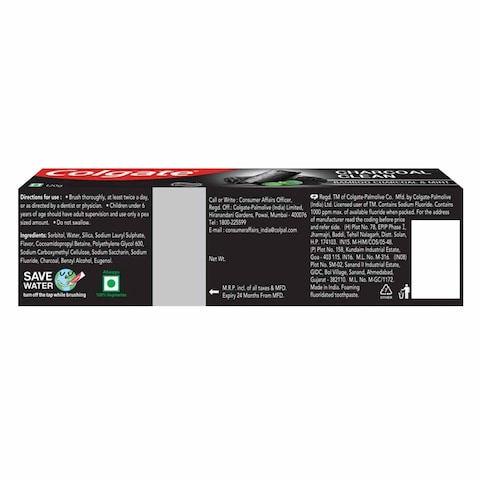 Colgate Charcoal And Mint Toothpaste 210g