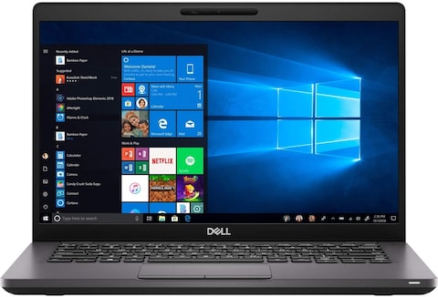 Dell Latitude 5400 Business Laptop, Intel Core i5- 8265U, 4GB RAM, 1TB, 14&quot; HD Screen, Webcam, Bluetooth, ENG-ARB, DOS, Black