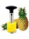 Generic Easy Fruit Stainless Steel Pineapple Corer Slicer Silver/Black 19cm