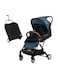 Moon Ritzi - Cabin Stroller - Black/Blue Dots