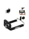 Aeoss - Smartphone Clip Bracket Stand Holder Monopod Mount Black