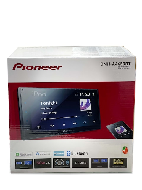 Pioneer DMH-A4450BT 6.8&Prime; AV Receiver with Apple CarPlay, Android Auto and Mirroring for Android