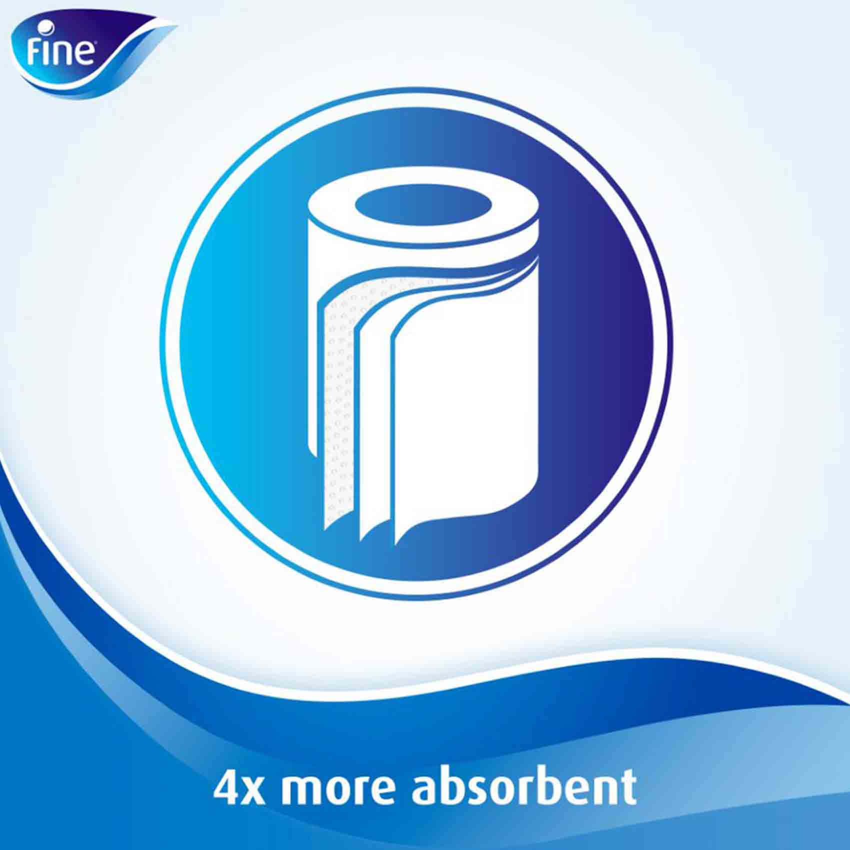Fine Kitchen Super Towel Pro 70 Sheet 3 Ply 8 Rolls product thumbnail 4