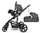 Teknum 3 in 1 Pram Stroller and Infant Car Seat Bundle - Space Grey