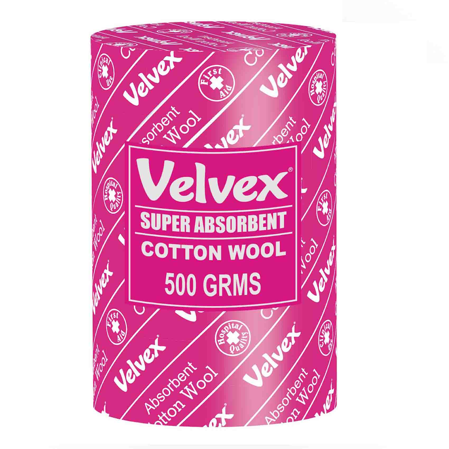 Velvex Cotton Wool 500G 12S