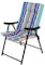 GO2CAMPS Folding Camping Chair with Cushion High Quality Beach Chair for Garden Balcony or Festivals Outdoor Relax Chair as Fishing Chair or Festival Chair (Multicolour)