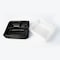 COSMOPLAST 50PCS DARK MEAL TRAY WITH LID 3 COMPARTMENTS (PACK OF 5) 5x10