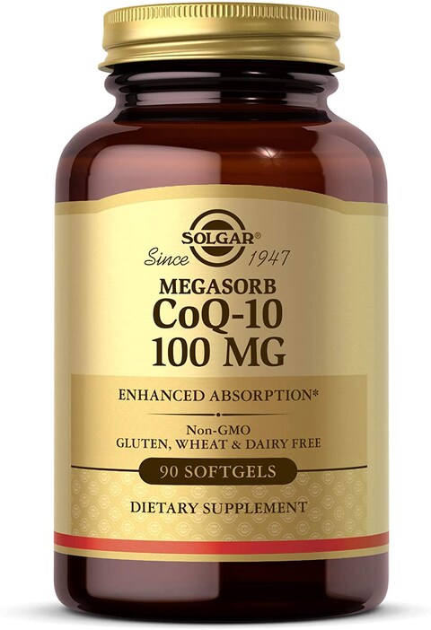 Solgar Megasorb Coq-10, 100 Mg, 90 Softgels