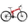 Spartan Alpha Dual Suspension Folding Bike Red 26inch