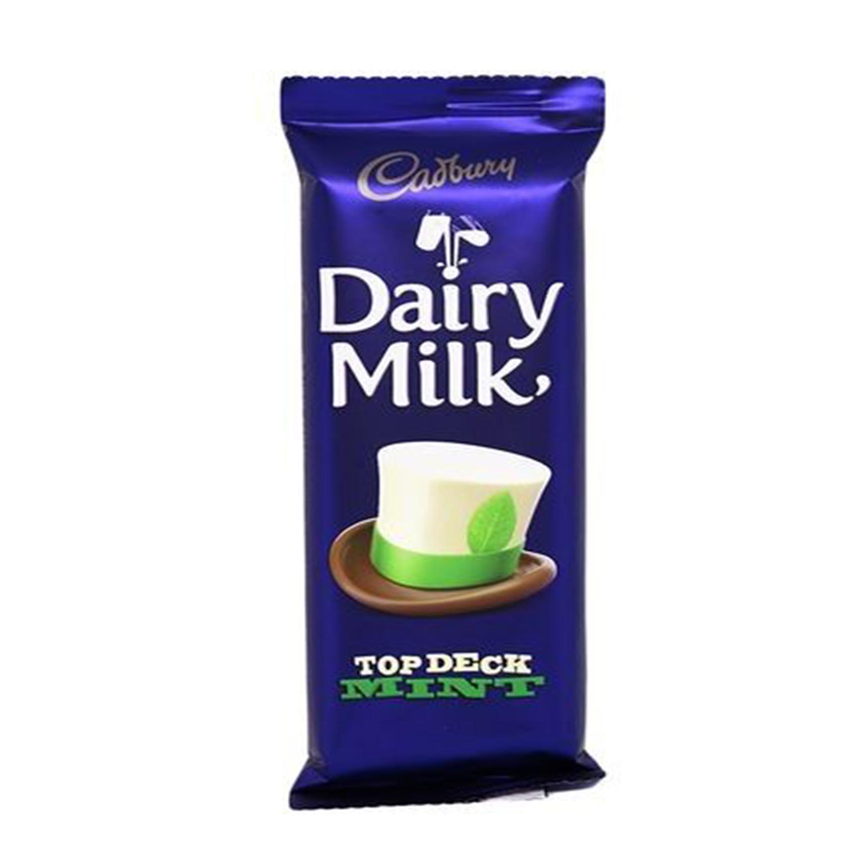 Cadbury Dairy Milk Top Deck With Mint Chocolate 80g
