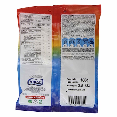 Vidal Jelly Mega Sour Mix Candy - 100 G