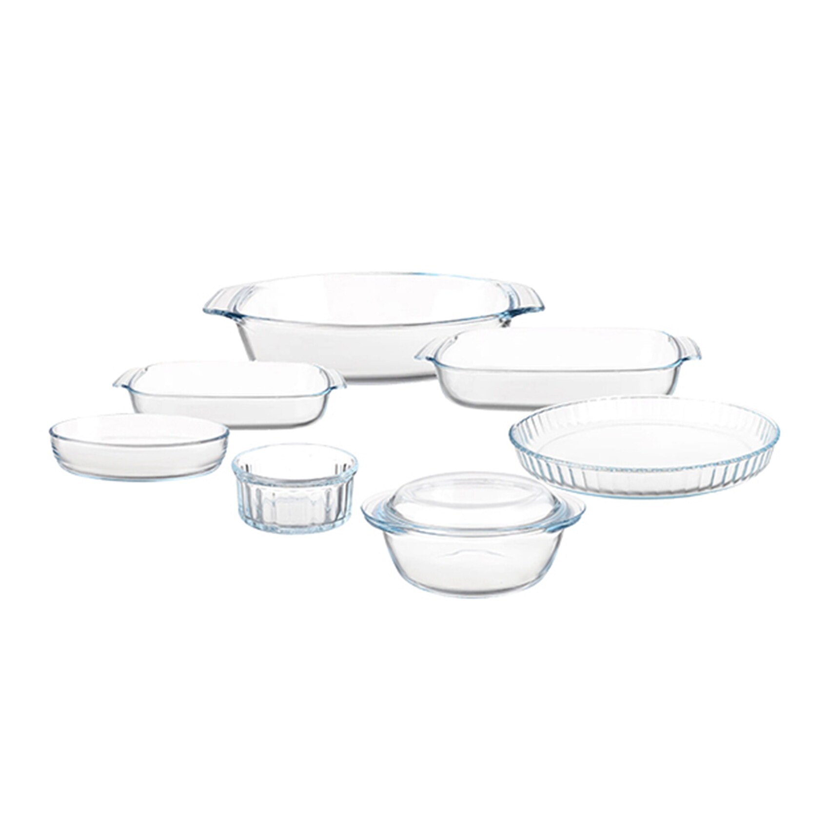 Buy Pyrex Glass Oven Dish Set Pieces Online Carrefour Egypt