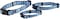 Petmate Aspen Pet Ribbon Overlay Dog Collar 1&quot;X16-26&quot; Harlequin Blue