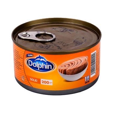 Dolphin Solid Tuna Easy Open Tin  - 200 Gram