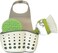 Generic Plastic Kitchen Sink Sider Faucet Caddy Organizer Sponge Holder Rack Space-Saving Hanging Storage Bag- White