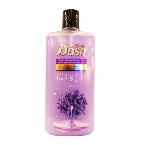 Dosh Fresh Scented Shower Gel with Lavender Breeze - 600 ml