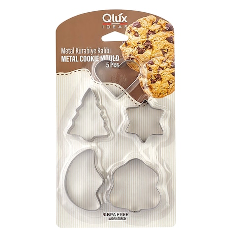 QLUX METAL COOKIE CUTTERS (5 PCS)