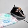 Contemporary Lightweight Iron Board with Steam Iron Rest, Cotton Pad  Heat Resistant Pad    Adjustable Height and Lock System
