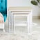 Home Box Cooper Nesting Table White Pack of 3