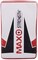 Max Strength Training Equipment MMA Curved Strike Shield Boxing Punch Bag - White/Black/Red