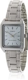 Casio - Women's Analog Dial Stainless Steel Band Watch - Ltp-V007D-2Eudf, Silver Band