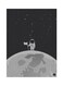 Space Metal Plate Poster Multicolour 15x20centimeter