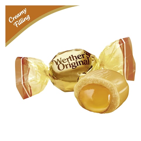 WERTHERS CARAMEL CREAM CANDIES 125G