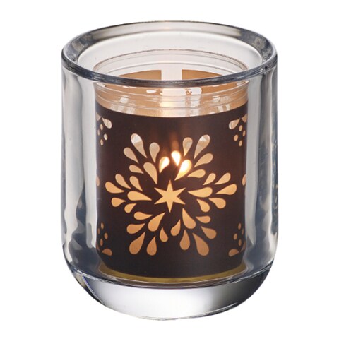Bolsius Relight Refills / Votive Candles Moods, 64/52mm, Tray of 18 Candles - Ice Flower