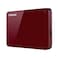 Toshiba Canvio Advance External Hard Drive 4TB Red