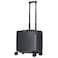 STARGOLD Luggage Bag TPC Hard Side Suitcase 360&deg; Rotational Wheels and Lockable System Travel Bag 18 Inch Dark Grey