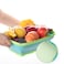 Aiwanto 9 in 1 Cutting Board with Drain Basket Fruit Vegetable Washing Basket With Chopping Board Vegetable Chopper Fruit Vegetable Storage Basket 