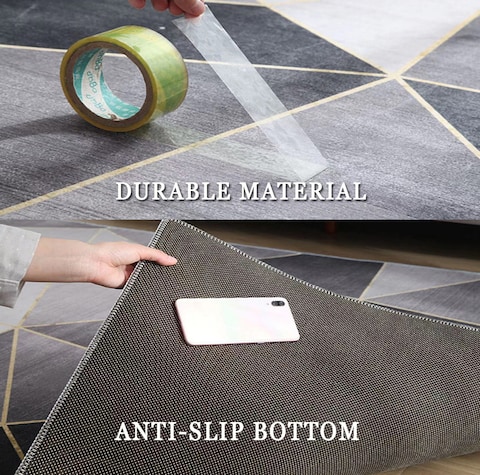 2 PCS Set Large Kitchen Mats With Thick Non Slip Bottom For Kitchen Floor With Beautiful Design (50×80CM And 50×160CM)