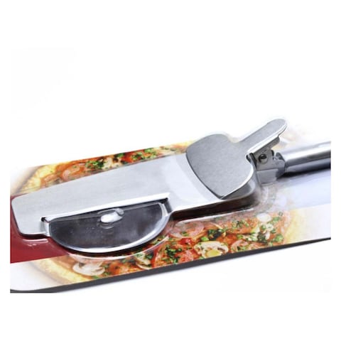 Master Chef Stainless Steel Pizza Cutter with Wheel