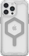 Urban Armor Gear UAG Plyo MagSafe compatible for iPhone 15 Pro Max case cover [16 Feet Drop tested] - Ice   Silver