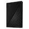 WD My Passport USB 3.2 Gen 1 External 2TB Hard Disk Drive Black