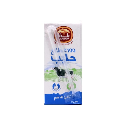 Baladna Long Life Milk Full Fat 200ml