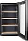 Hoover Beverage Cooler, 34 Bottles, External LED Touch Control, Wooden Racks, Double Glazed UV Protection Door, Single Temperature Zone, Freestanding Wine Fridge With Interior LED Light, HWC-H34-B