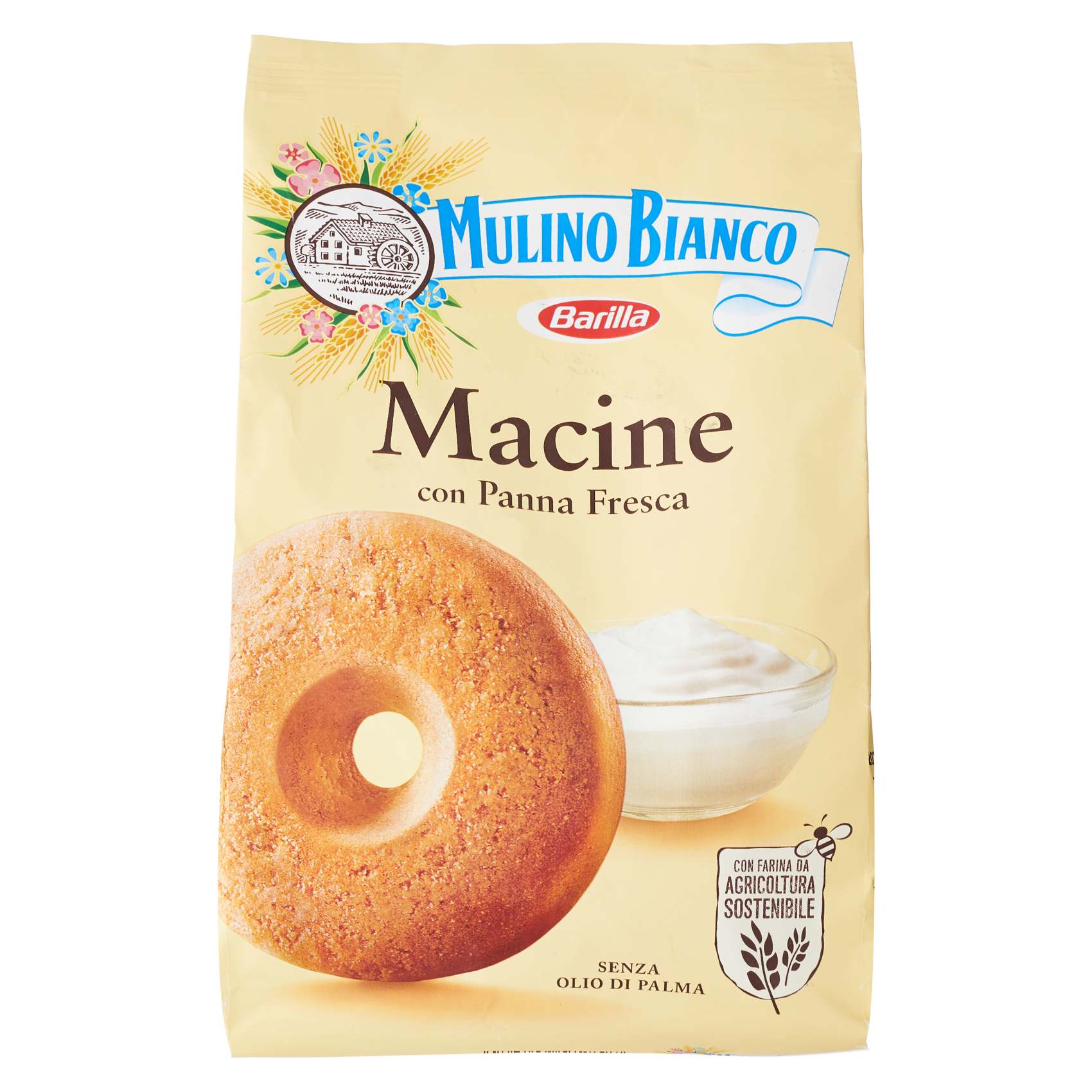 Barilla Mulino Bianco Macine Shortbread Biscuits With Fresh Cream 350g