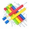 Eva Water Gun - 58 Cm - 36 Pieces