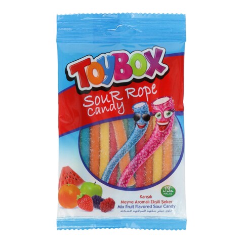 Toy Box Sour Rope Candy 80 gr