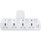Elexon Power Socket 4 Way White