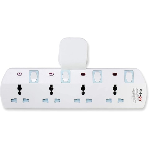 Elexon Power Socket 4 Way White