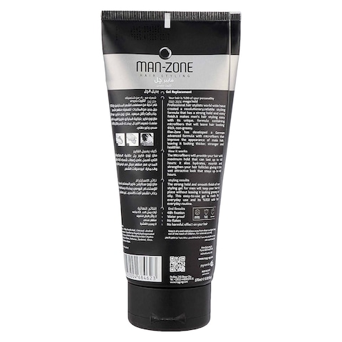 Man&#39;s Zone Wet Look Fiber Gel - 175 gram