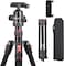 COOPIC T264 Tripod 67inch 170cm 2 in 1 Tripod and Monopod Lightweight Portable Tripod for SLR DSLR Cameras with Tripod bag and Mobile holder (Load 5Kg)